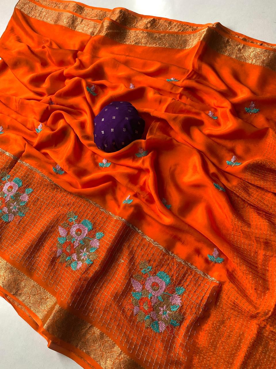 chinon chiffon luxe classic sarees