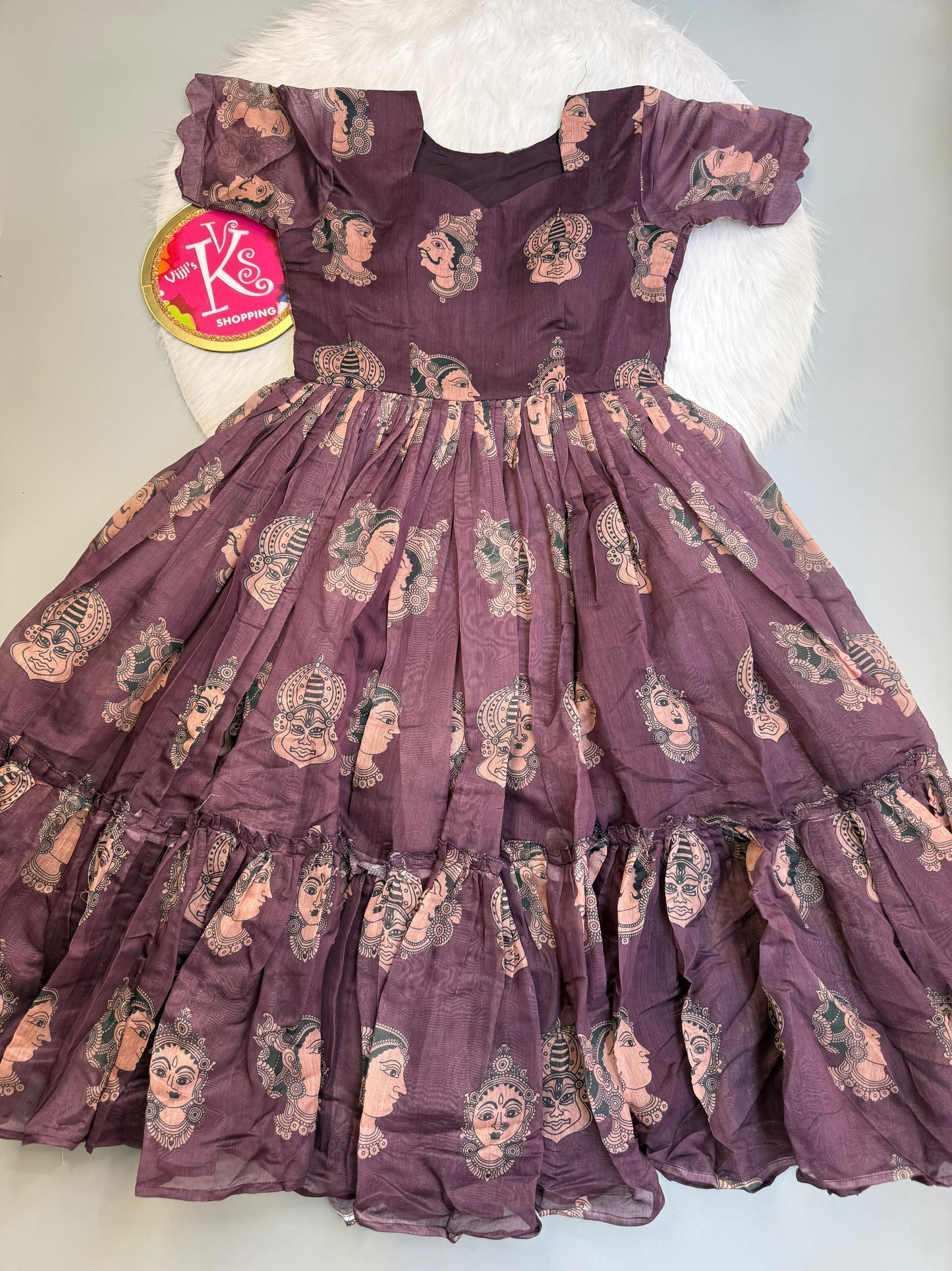 Café Kalamkari Chanderi gowns