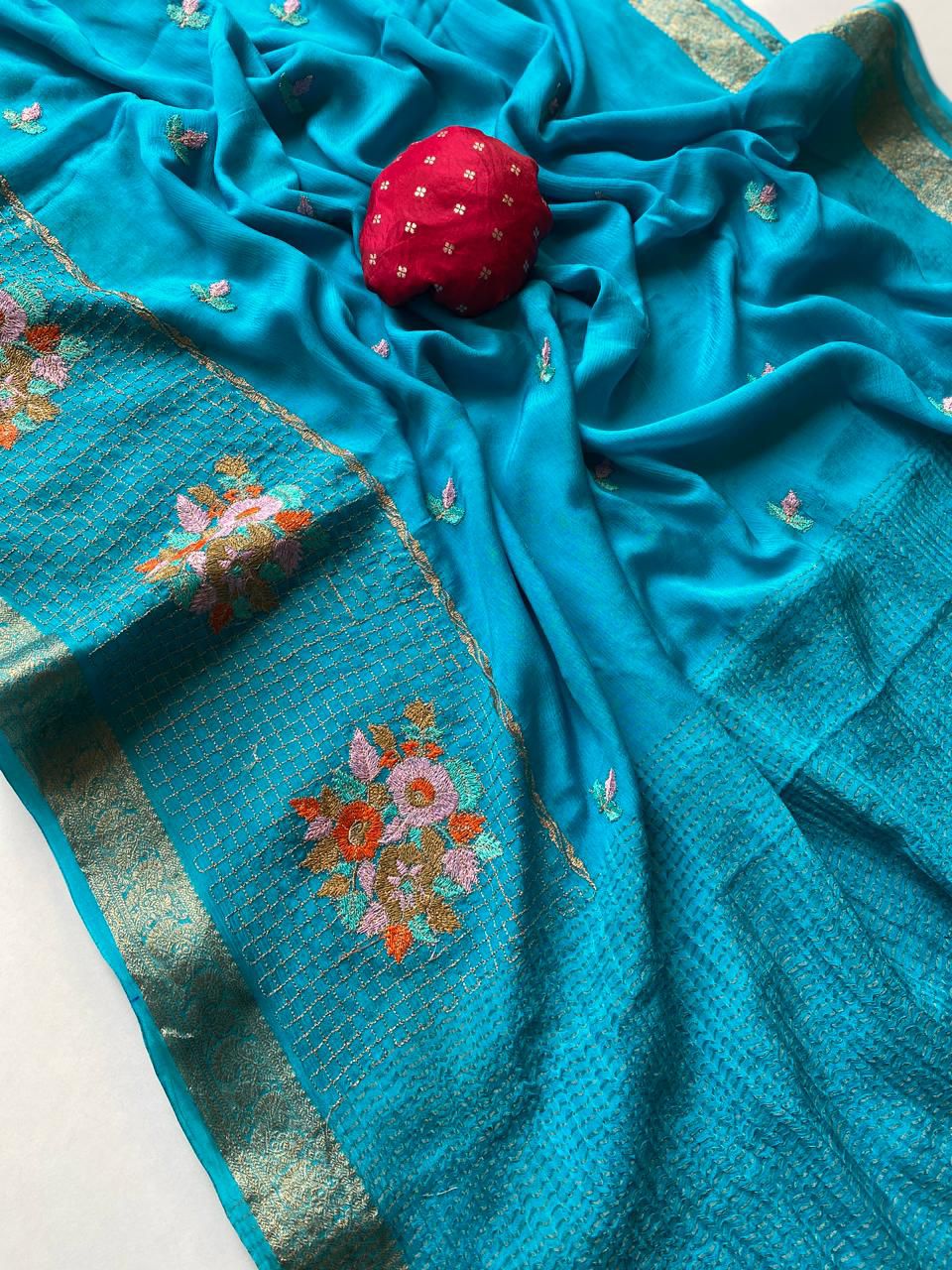 chinon chiffon luxe classic sarees