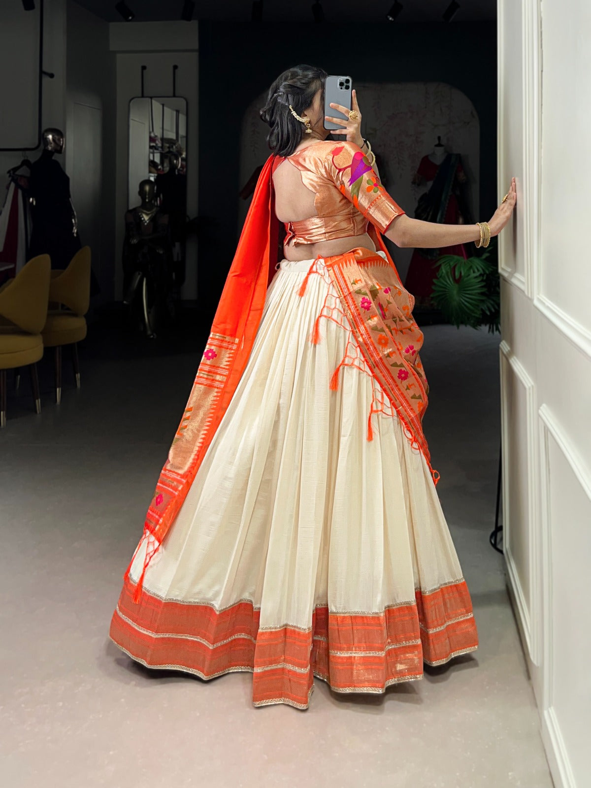 Vichitra Silk Paithani Lehengas Festival collection