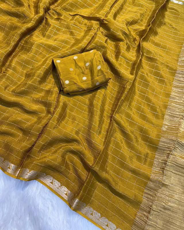 Budget viscose Georgette office look sarees