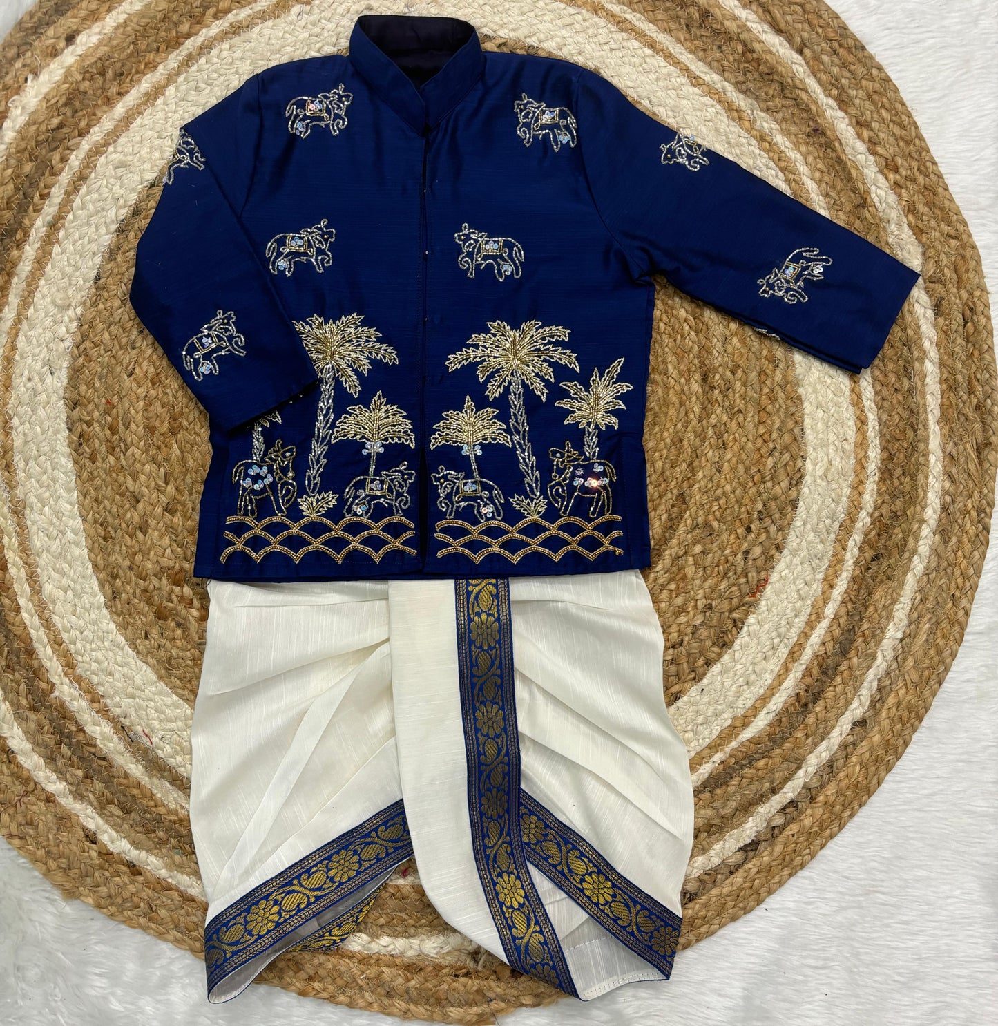 Kid kurta sets for all festivals pure maggam ones
