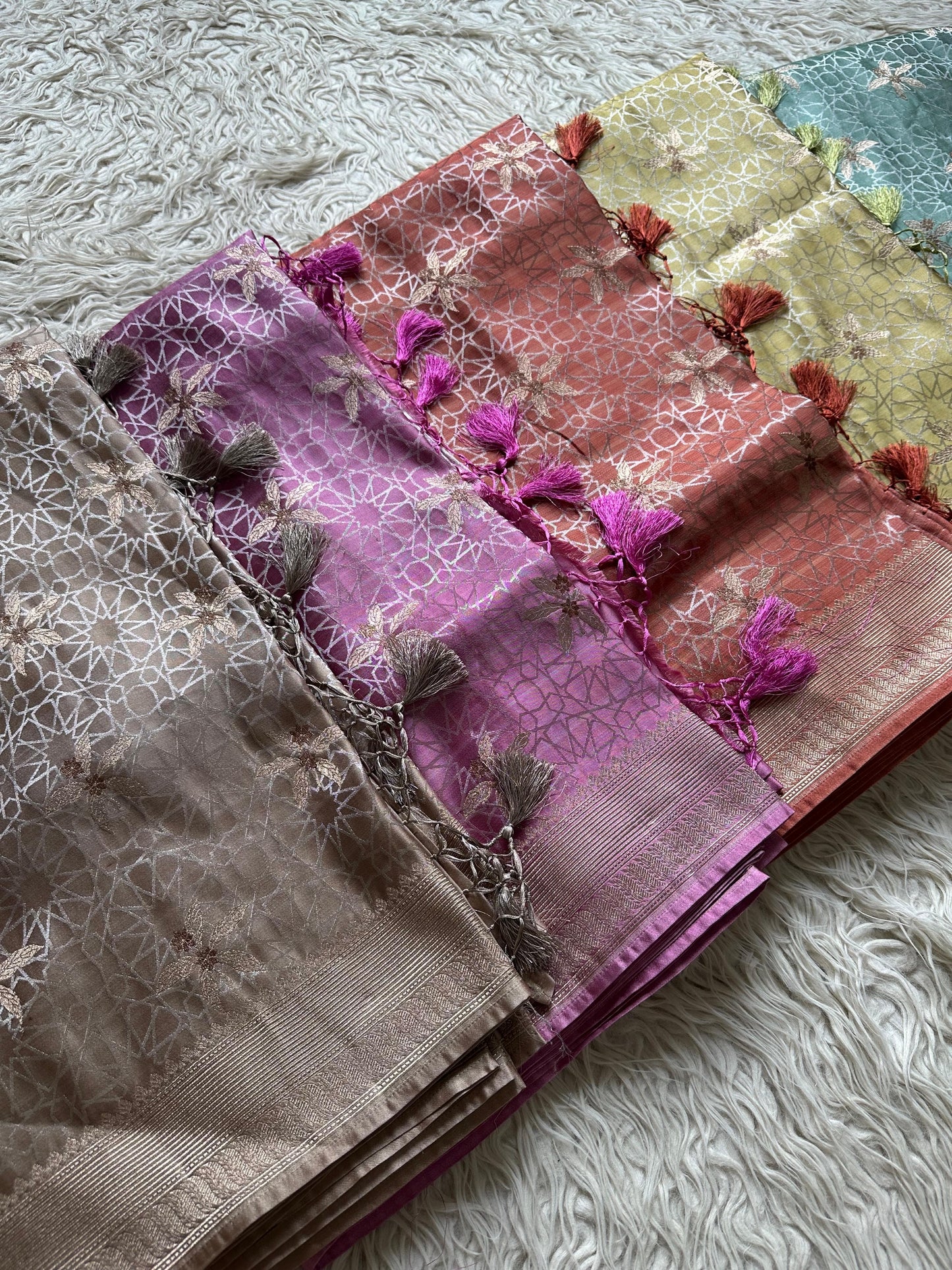 Banarasi mashru silk saree Luxe