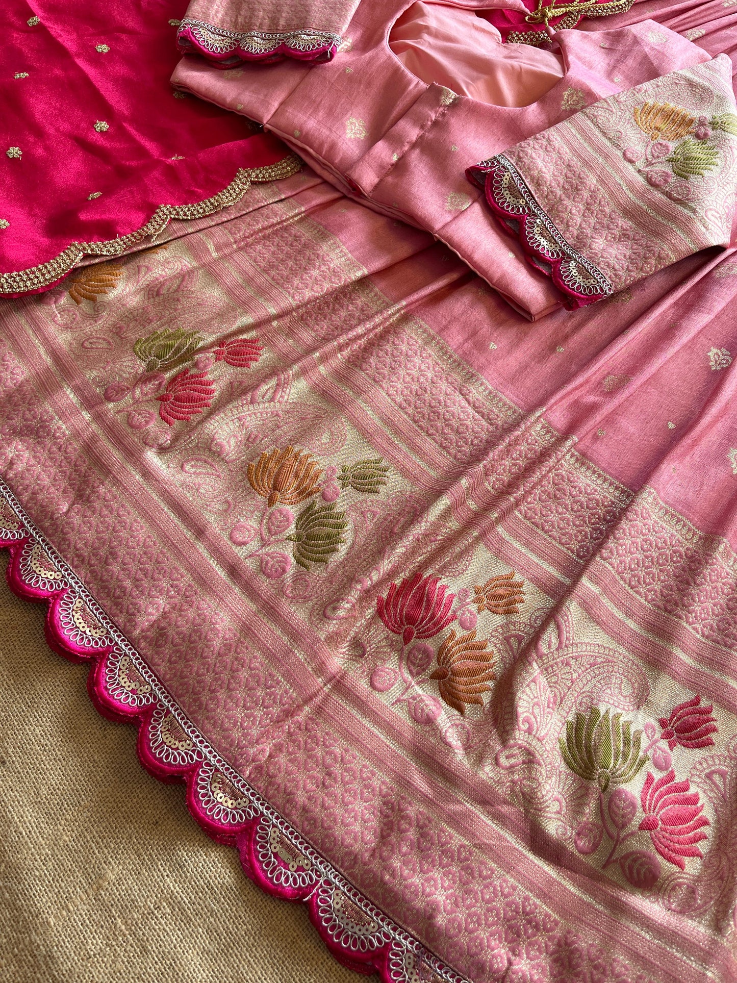 Lehenga Viscose tissue silk stiched Lehenga