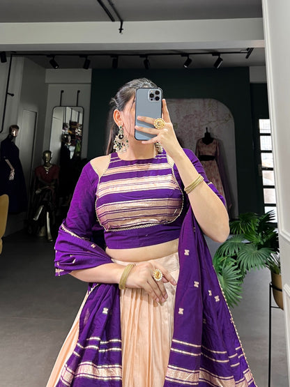 Pure Chanderi Lehenga sets