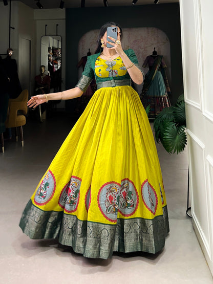 Gown with Koti (2 in Use Gowns )