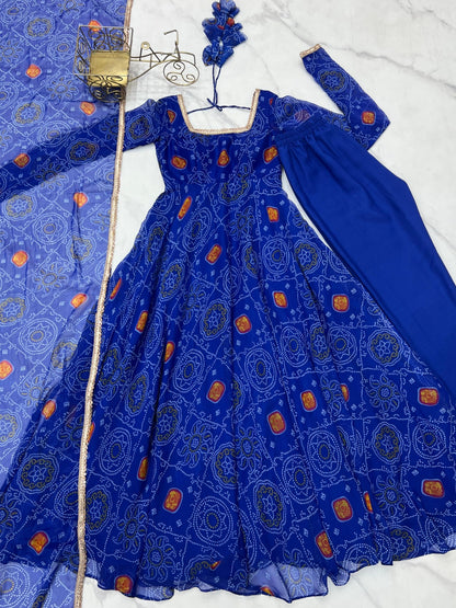 Full long frocks/ gowns chiffon
