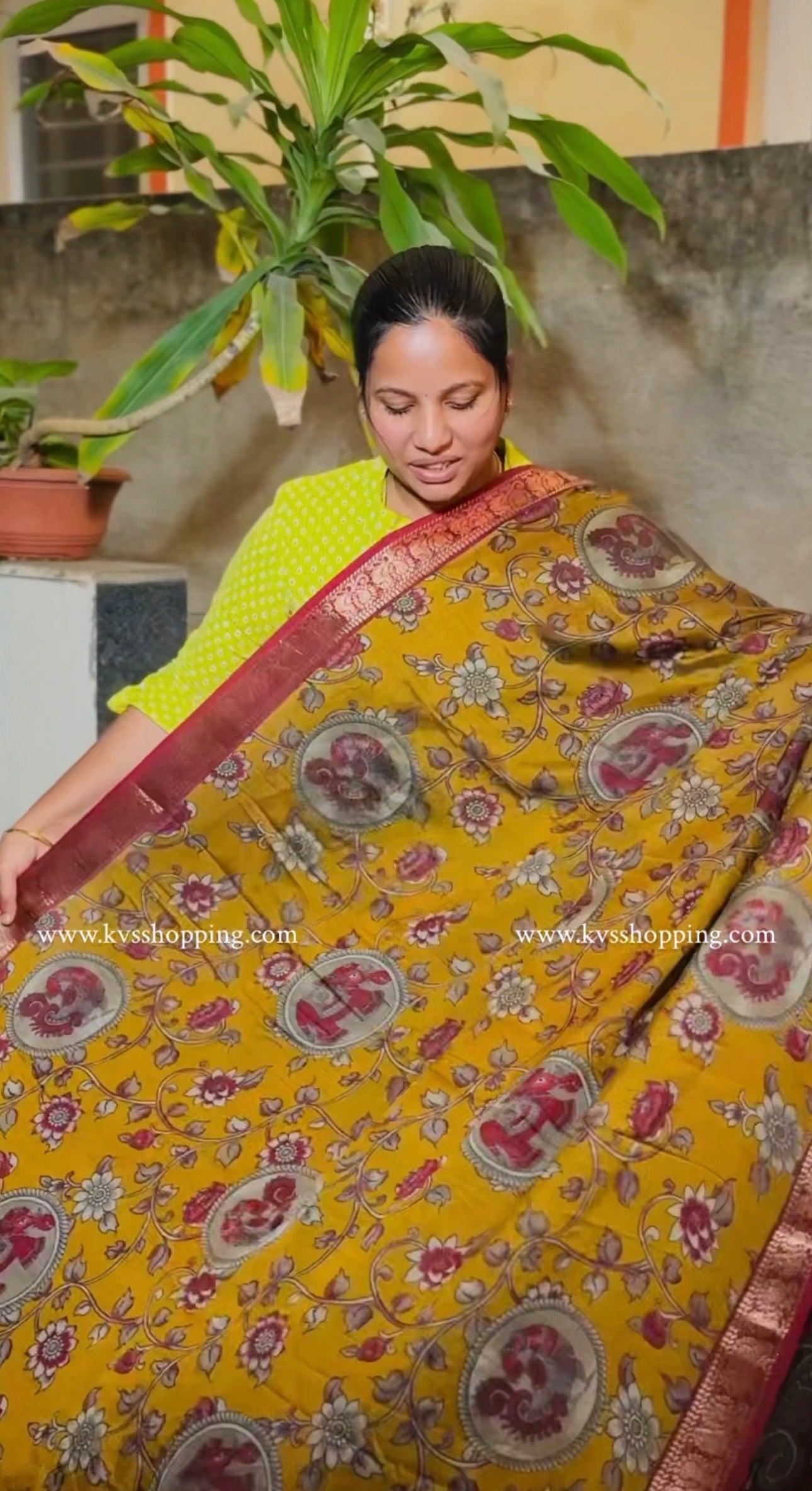 Pen Kalamkari Dola silk Managalgiri Budget sarees