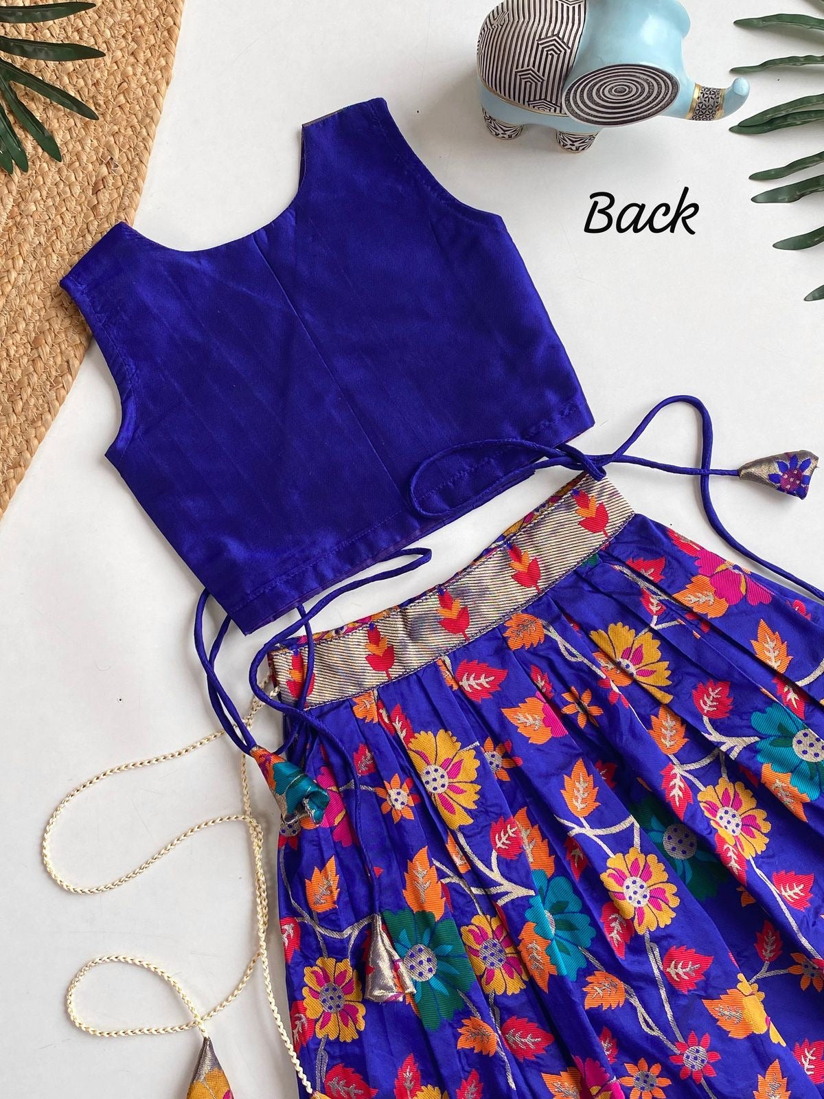 Pintucked style Floral Kids Skrit sets
