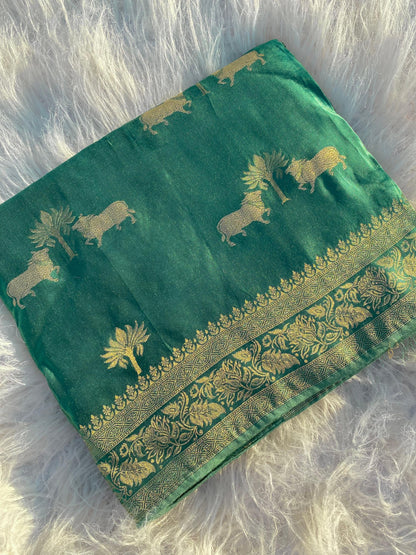 Mushroo pure Pichiwai Classic sarees