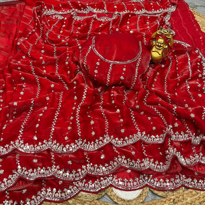Glamour Trending Handwork luxe  sarees