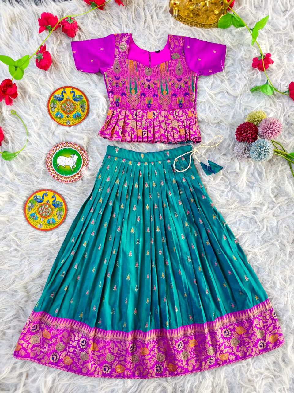 Diwali special kids cute set