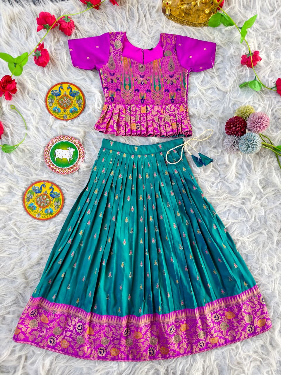 Diwali special kids cute set