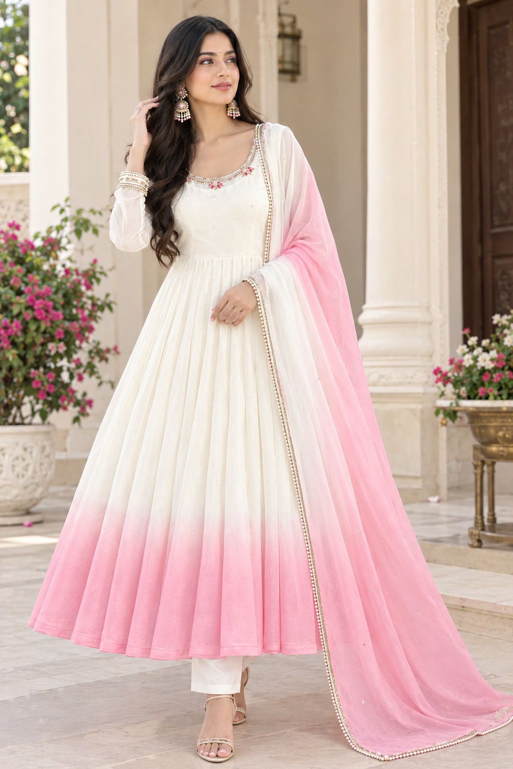 Barbie girl Anarakali set