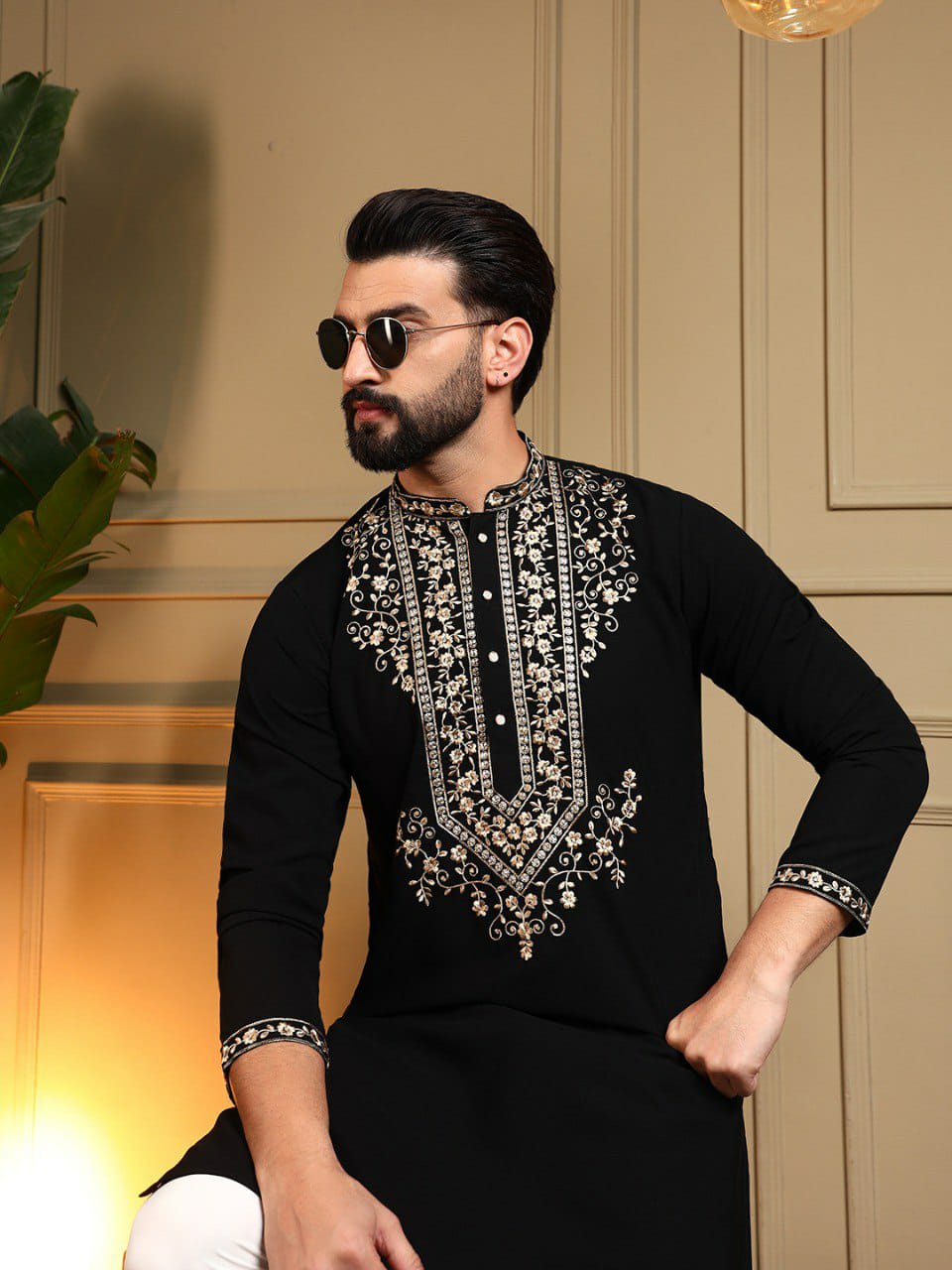Gents kurta with pyjama Diwali sets