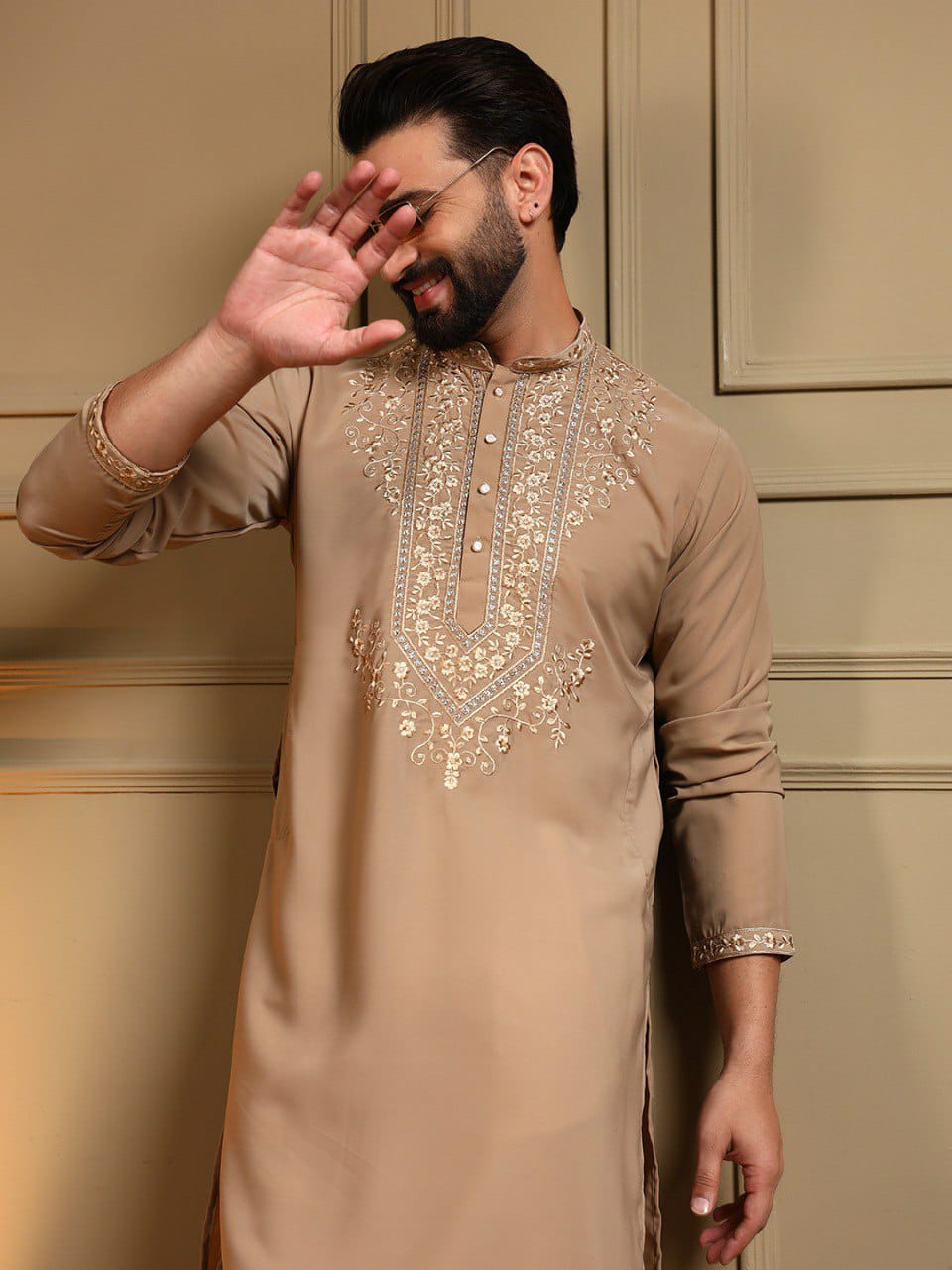Gents kurta with pyjama Diwali sets
