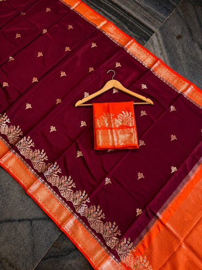 Banarasi Katan traditional soft silk sarees