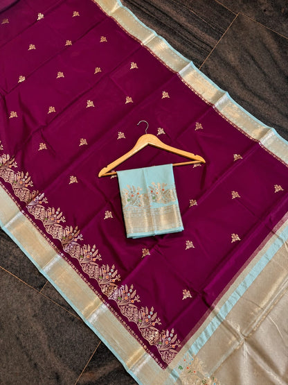 Banarasi Katan traditional soft silk sarees