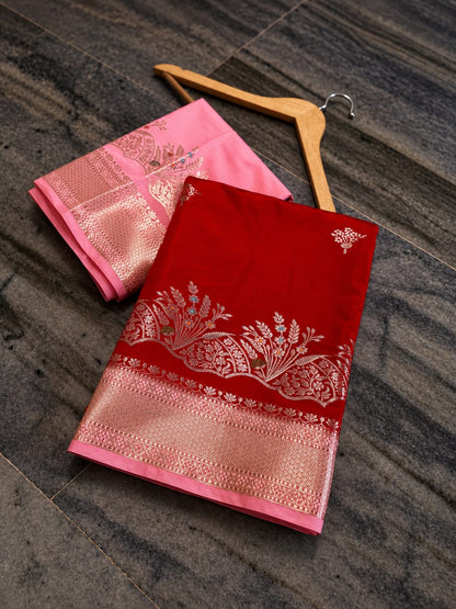 Banarasi Katan traditional soft silk sarees