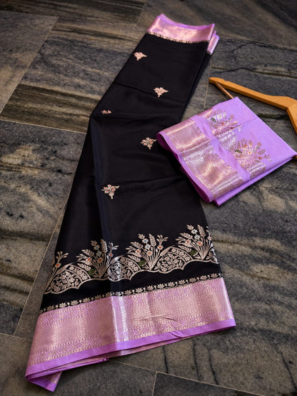 Banarasi Katan traditional soft silk sarees