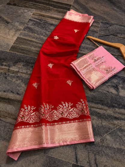 Banarasi Katan traditional soft silk sarees