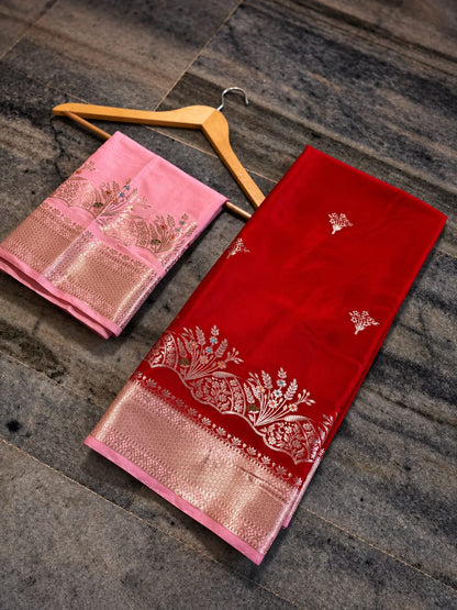 Banarasi Katan traditional soft silk sarees