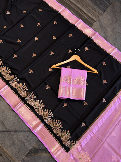 Banarasi Katan traditional soft silk sarees