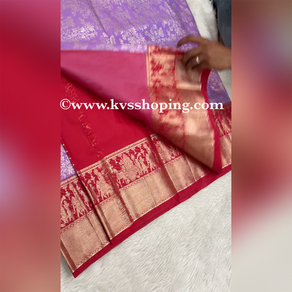 Kanchipuram semi silk Luxe Sarees