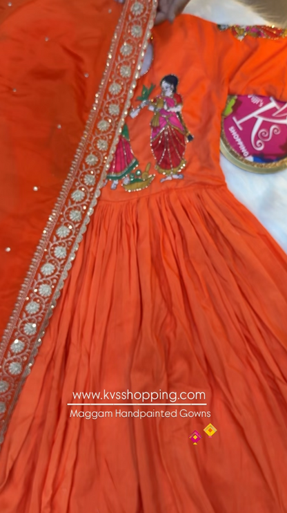 Sankranthi special Maggam Classic Gowns