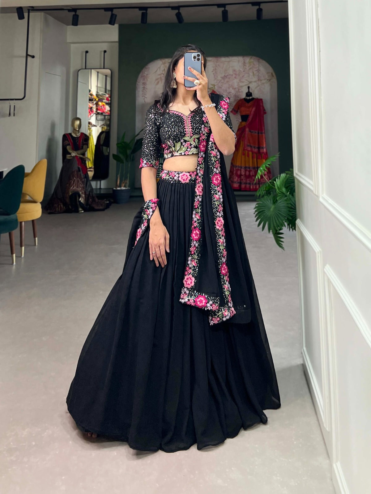Black Beauty Lehenga