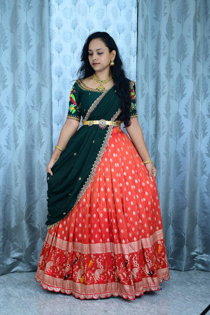 Pure Maggam Lehengas Paithani festival