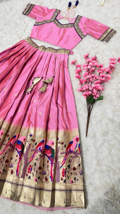 Exquisite Paithani Silk Lehanga