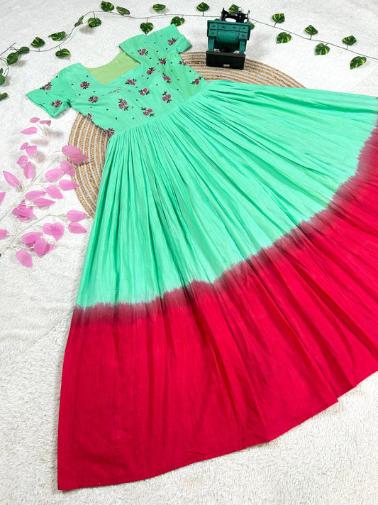 Mul mul handwork Gowns