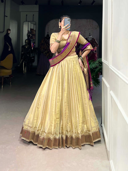 Paithani lehenga set for classy look