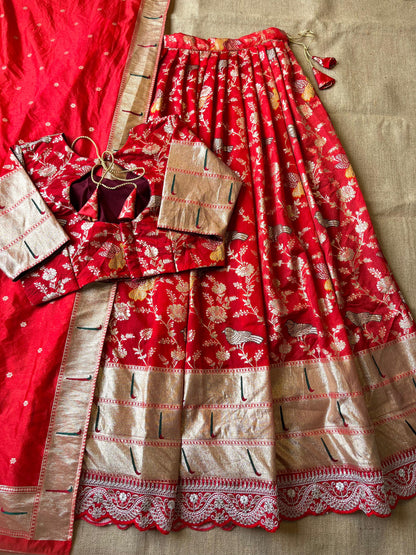Muniya New Colours Paithani Lehenga