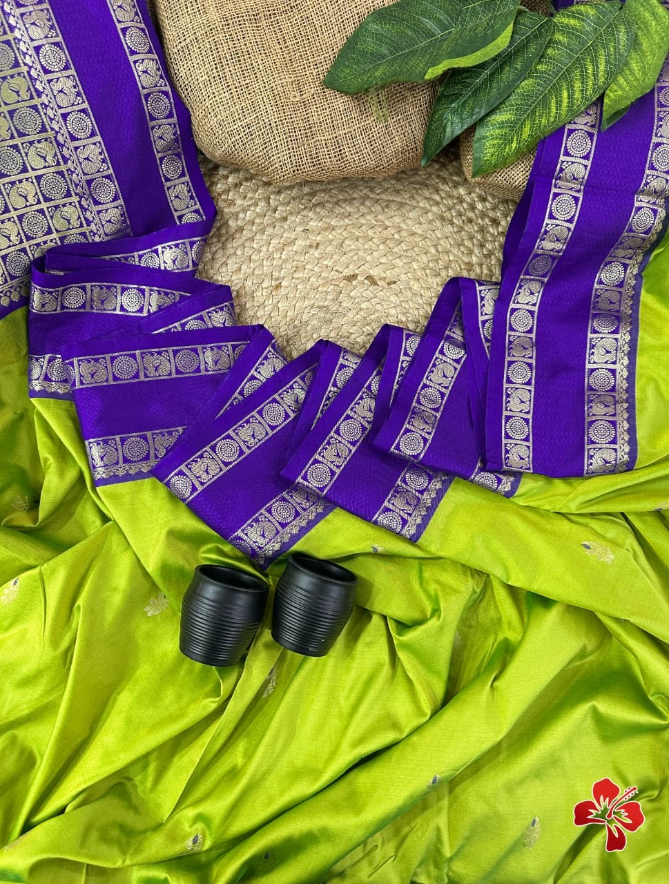Sankranthi special semi pattu style vintage saree