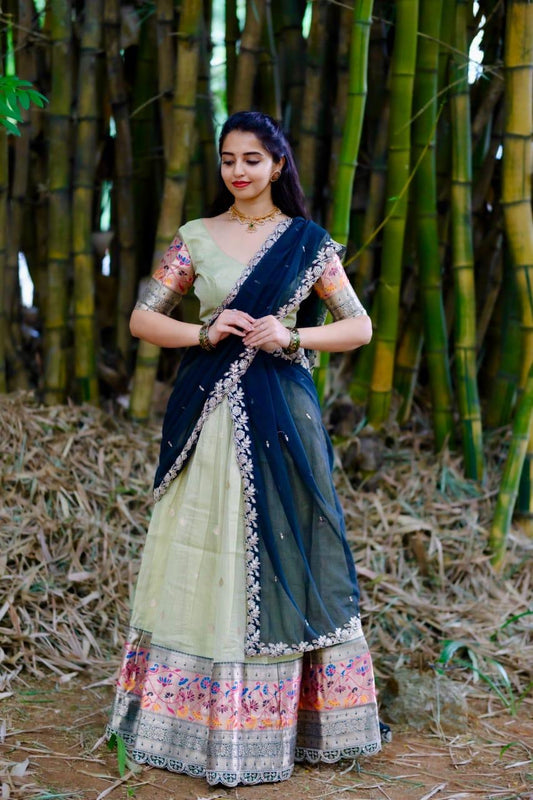 Zari Doriya paithani lehengas