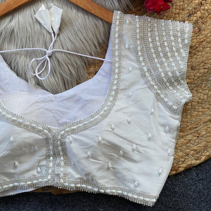 Pearl Stitched Blouse premium