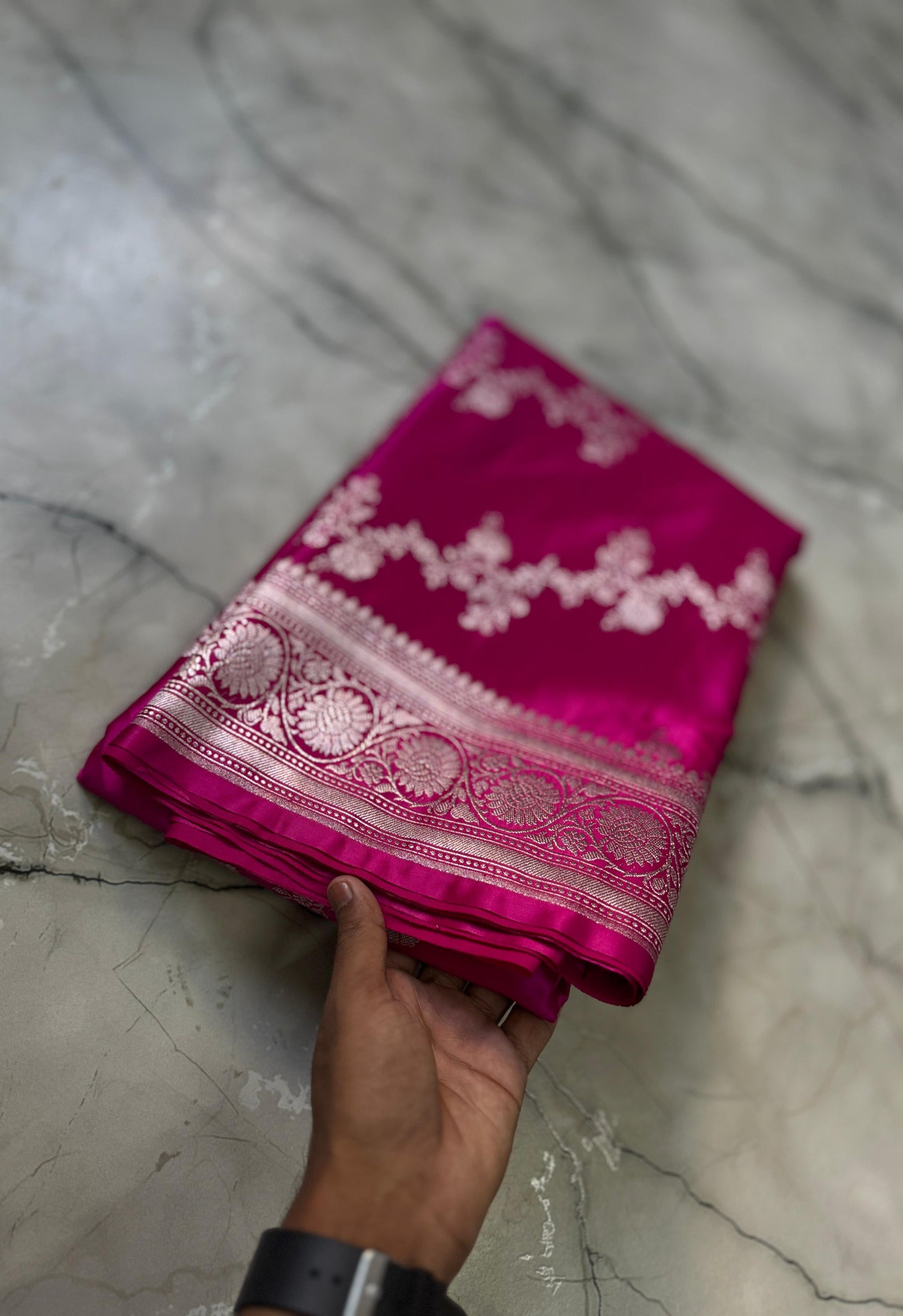 Luxe Pure Banarasi Handloom Mashru silk luxe sarees