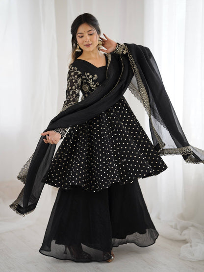 3 Pieces set Anarkali Gown dancing  sets