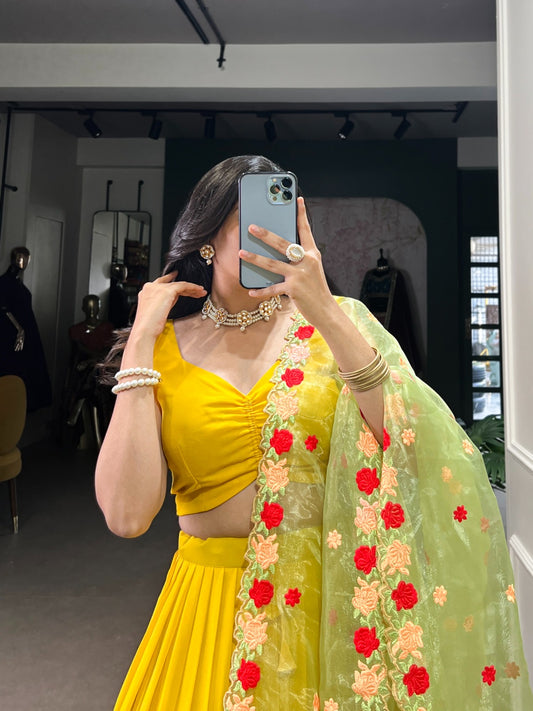 Haldi special Lehenga