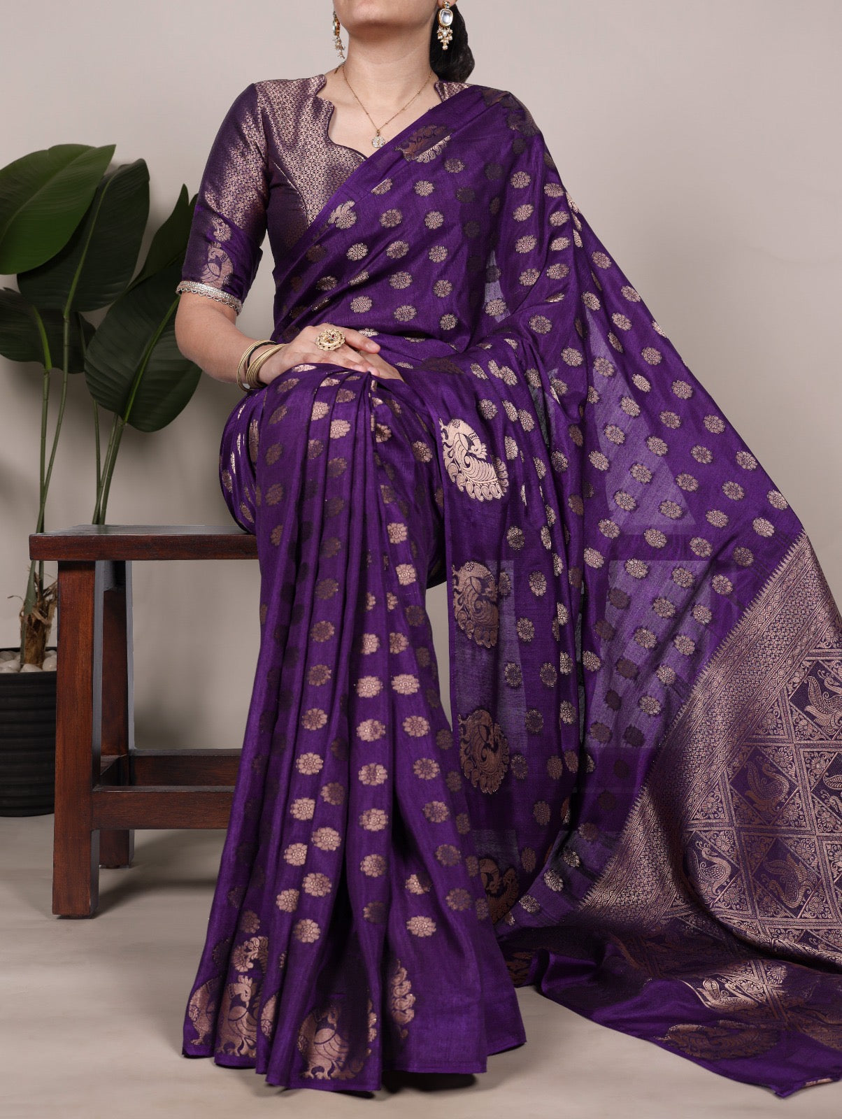Zari weaving Trendy Budget sarees