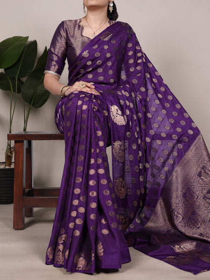 Zari weaving Trendy Budget sarees