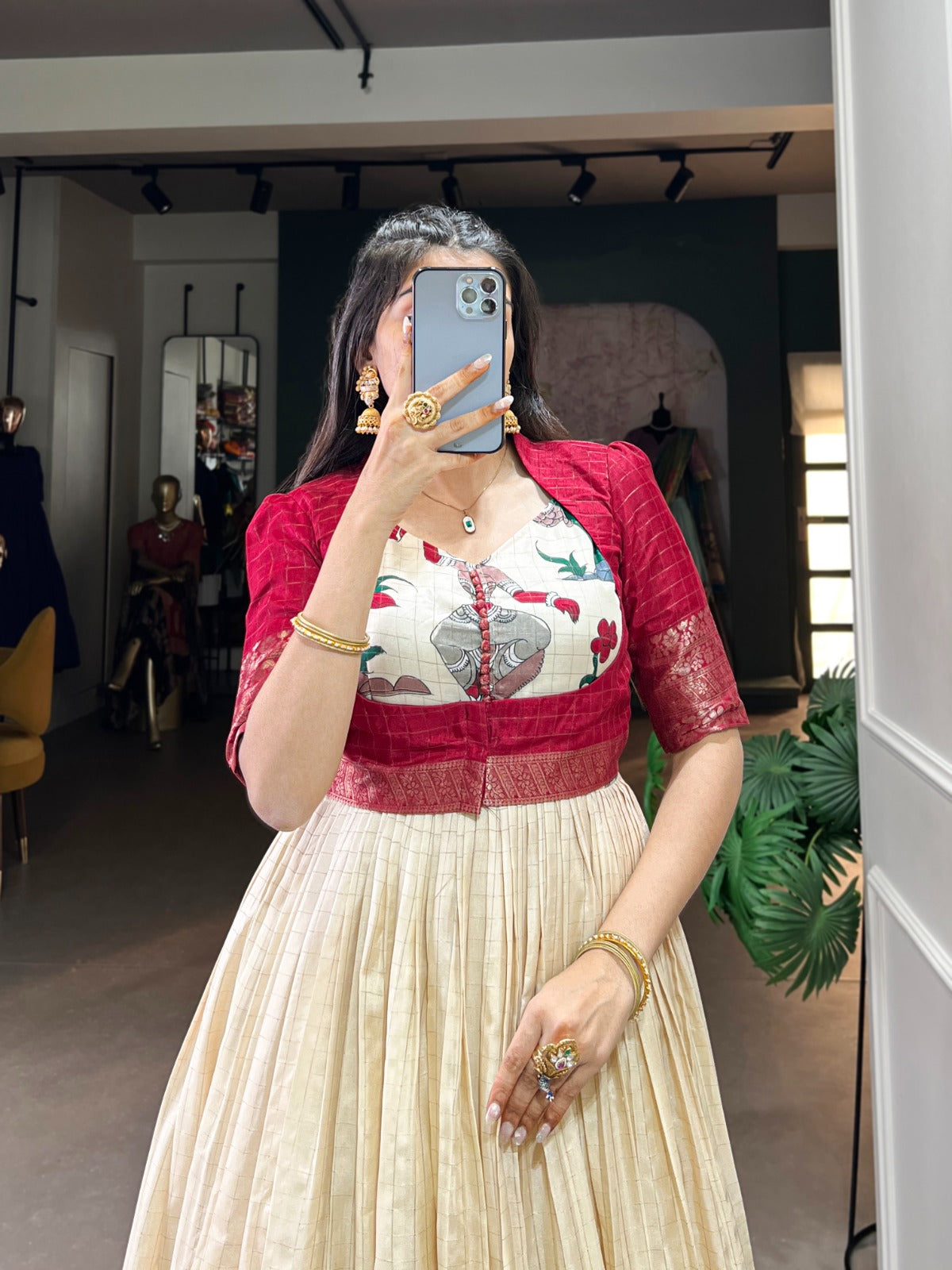 Gown with Koti (2 in Use Gowns )