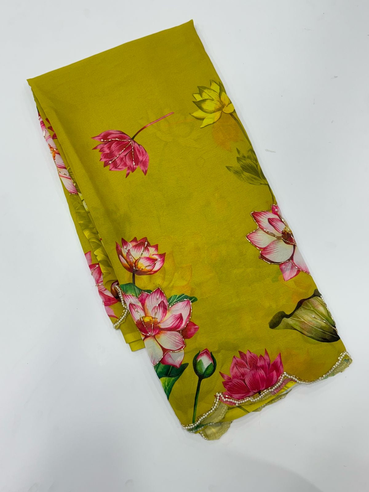 Tulips Georgette Sarees