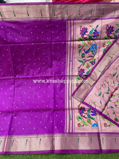 Meena Paithani  Traditional Muniya sarees Classic (Celebrate inspired)