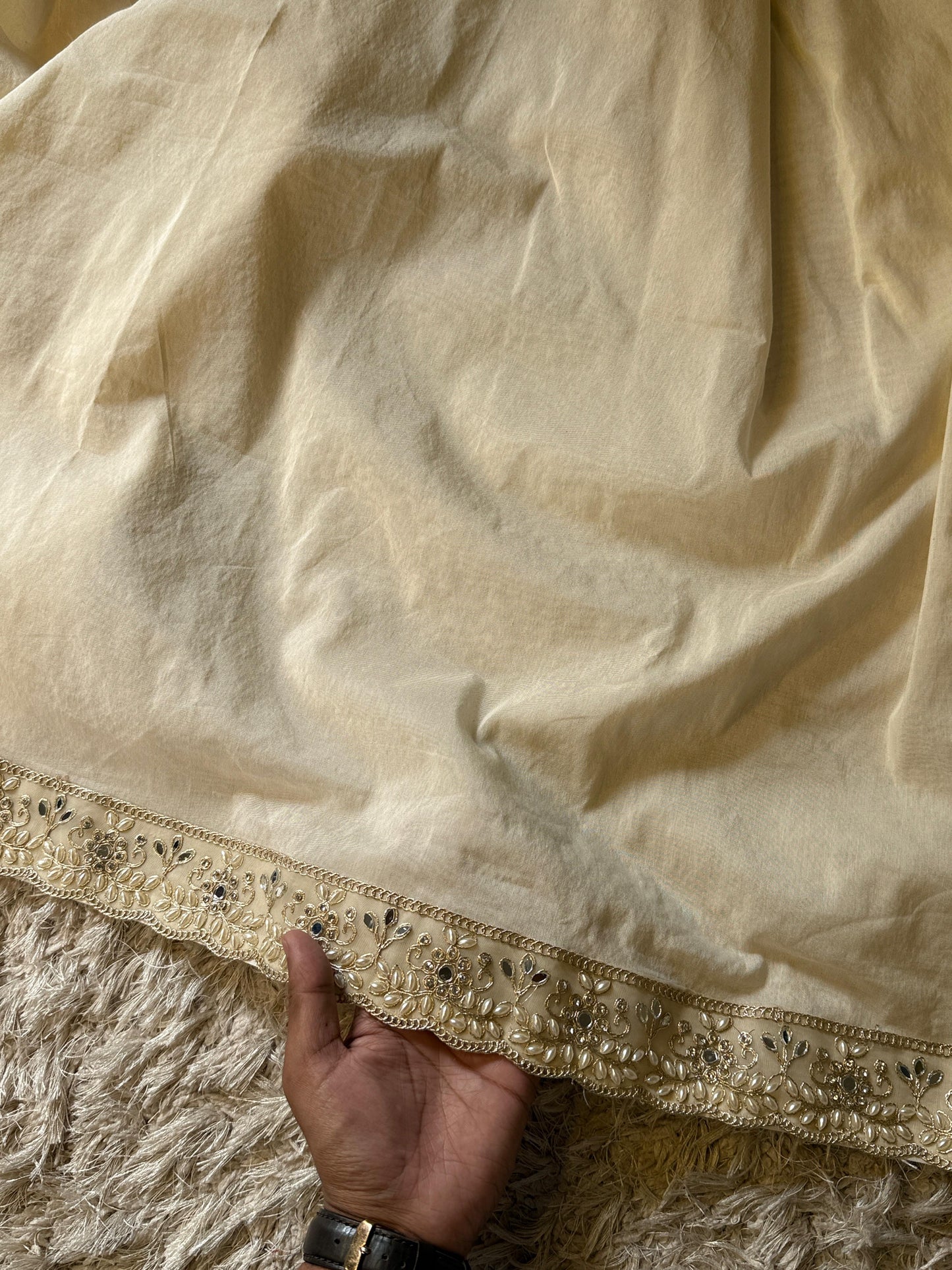 Samantha mam inspired saree with unique lace vintage style