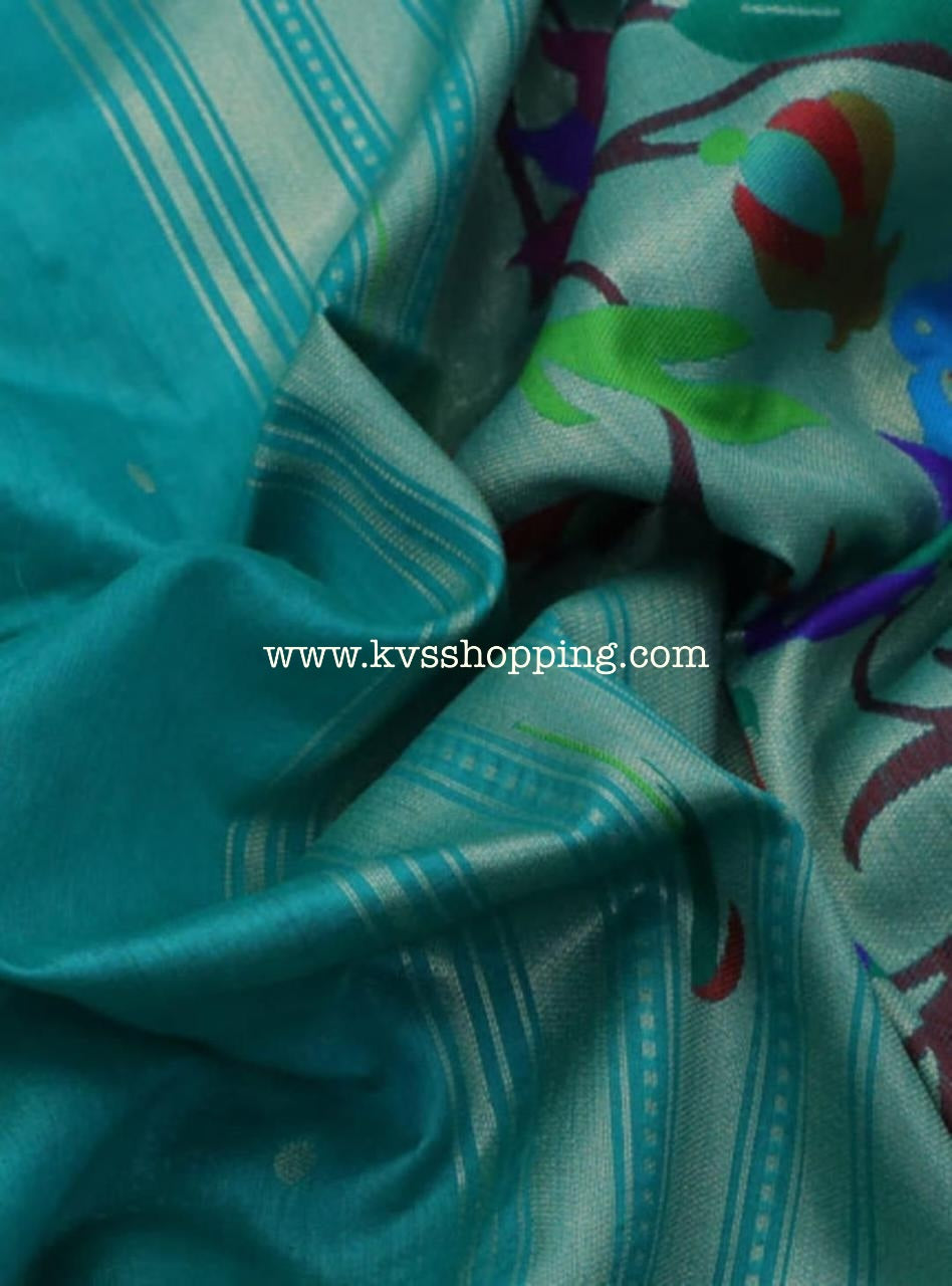Meena Paithani  Traditional Muniya sarees Classic (Celebrate inspired)
