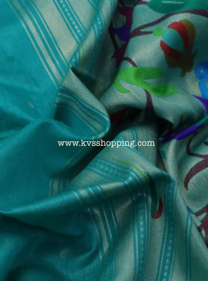 Meena Paithani  Traditional Muniya sarees Classic (Celebrate inspired)