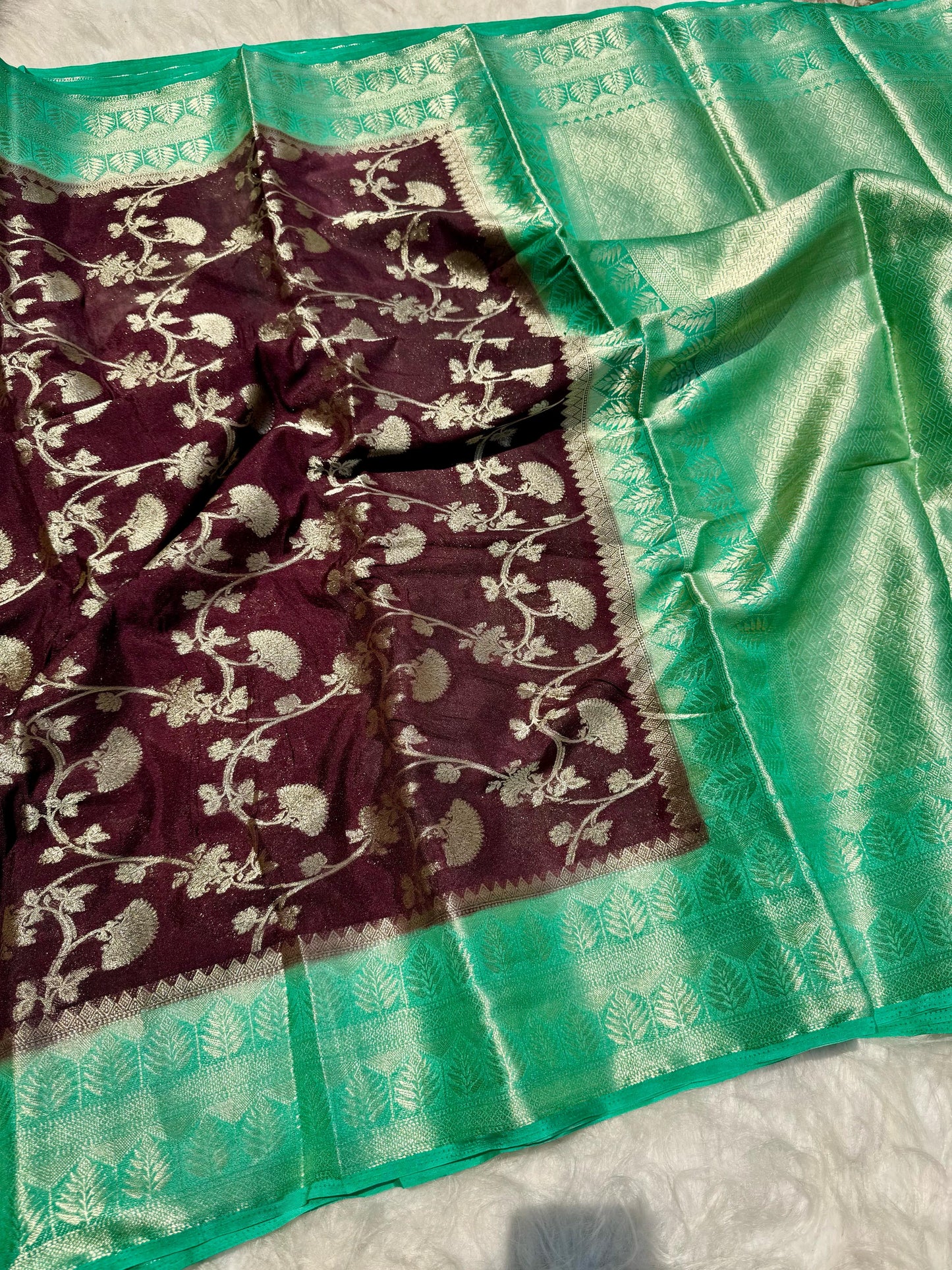Handloom katan soft Georgette classy sarees